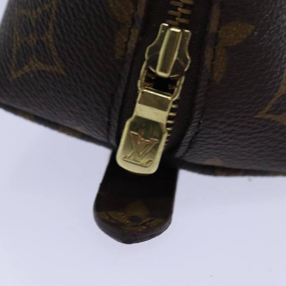 LOUIS VUITTON Monogram Trousse Demi Ronde Cosmetic Pouch M47520 LV Auth 77563 - Picture 8 of 16